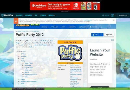 
                            12. Puffle Party 2012 | Club Penguin Wiki | FANDOM powered by Wikia