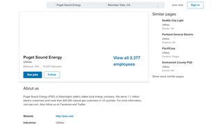 
                            12. Puget Sound Energy | LinkedIn