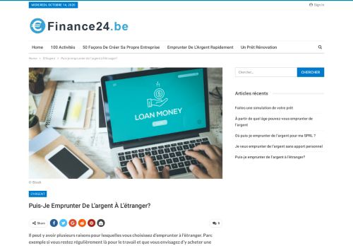 
                            12. Puis-je emprunter de l'argent à l'étranger? - Finance24.be