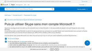 
                            9. Puis-je utiliser Skype sans mon compte Microsoft ? | Assistance Skype