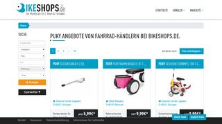 
                            6. Puky Angebote von Fahrrad-Händlern bei Bikeshops.de.