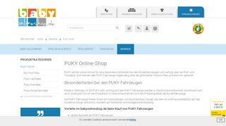 
                            12. Puky Onlineshop | komplettes Puky Sortiment zu Aktionspreisen