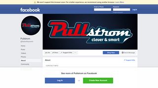 
                            11. Pullstrom - About | Facebook