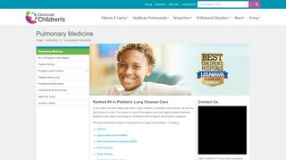 
                            10. Pulmonary Medicine | Pediatric Lung Disease