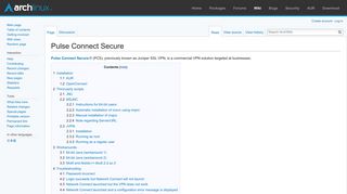 
                            9. Pulse Connect Secure - ArchWiki