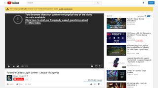 
                            2. Pulsefire Ezreal | Login Screen - League of Legends - YouTube