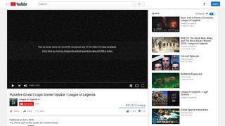 
                            13. Pulsefire Ezreal | Login Screen Update - League of Legends - YouTube