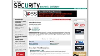 
                            5. Pulsit Electronics - Hi-Tech Security Business Directory (HSBD)