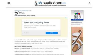 
                            6. PUMA Application, Jobs & Careers Online - Job-Applications.com