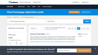 
                            7. Punët për O9ool homepage registration, Punësim | Freelancer