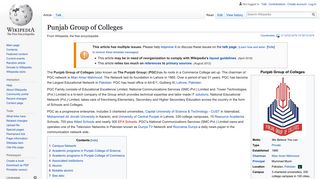 
                            12. Punjab Group of Colleges - Wikipedia