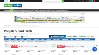 
                            11. Punjab & Sind Bank Stock Price, Share Price, Live BSE/NSE ...