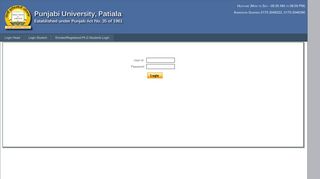
                            2. Punjabi University Patiala Admissions 2013-14
