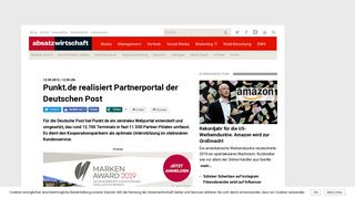 
                            10. Punkt.de realisiert Partnerportal der Deutschen Post › absatzwirtschaft