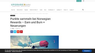 
                            7. Punkte sammeln bei Norwegian Rewards - Earn und Burn + ...