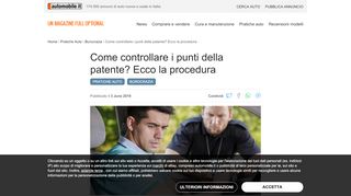 
                            11. Punti patente: come verificare e controllare il saldo dei ... - Automobile.it