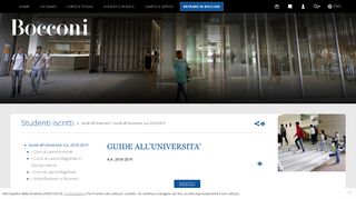 
                            2. Punto Blu - GUIDE ALL'UNIVERSITA' - Universita' Bocconi - Università ...