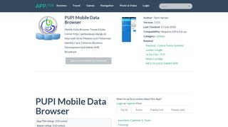 
                            11. PUPI Mobile Data Browser app: insight & download. - App 704