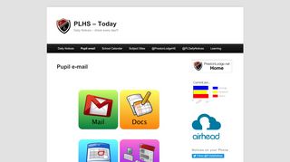 
                            2. Pupil e-mail | PLHS – Today - eduBuzz