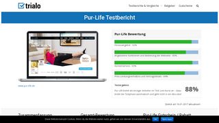 
                            11. Pur-Life Test im trialo Online Fitness Anbieter Vergleich