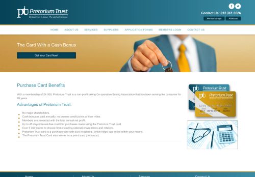 
                            11. Purchase Benefits - Pretorium Trust | Die Kaart met n bonus / The card ...