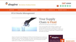 
                            7. Purchase Order & Vendor Management | Shapiro