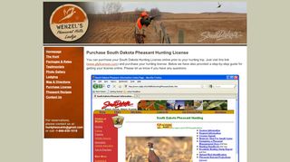 
                            13. Purchase South Dakota Pheasant Hunting License