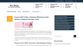 
                            4. PURCHASE VEET-GET Paytm CASHBACK offer - My Blog