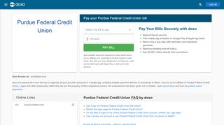 
                            7. Purdue Federal Credit Union: Login, Bill Pay, Customer Service and ...