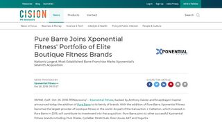 
                            13. Pure Barre Joins Xponential Fitness' Portfolio of Elite Boutique Fitness ...
