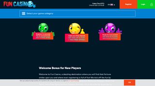 
                            9. Pure Fun with a £/€/$ 998 bonus and an extra 111 free ... - Fun Casino