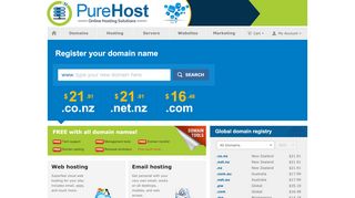 
                            12. Pure Host Domain Names and Web Hosting