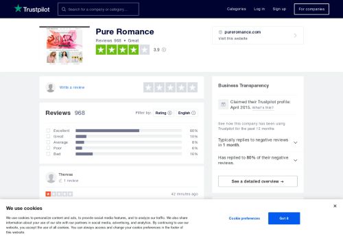 
                            11. Pure Romance Reviews | Read Customer Service Reviews of ...