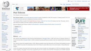 
                            11. Pure Telecom - Wikipedia