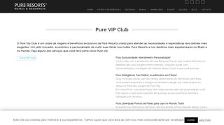 
                            11. Pure VIP Club - Pure Resorts®