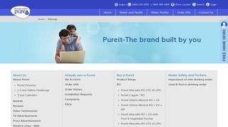 
                            4. Pureit sitemap | Pureit Water India
