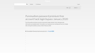 
                            4. Purenudism password premium free account hack login bypass July ...