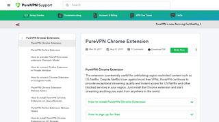 
                            13. PureVPN Chrome Extension - PureVPN Support