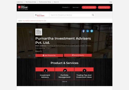 
                            8. Purnartha Investment Advisers Pvt. Ltd., in Pune , India is a top ...
