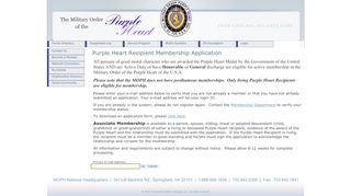 
                            9. Purple Heart Recipient Membership Application