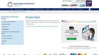 
                            6. Purple Mash - Hanwell Fields Community School