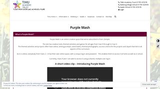 
                            9. Purple Mash – TIMU Academy Trust - Iwade School