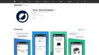 
                            3. Purse - Bitcoin Shopping on the App Store - iTunes - Apple