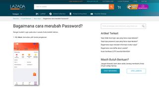 
                            6. Pusat Bantuan | Akun Saya | Lazada ID