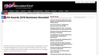 
                            3. PUSH Awards 2018 Nominees Revealed | Starmometer