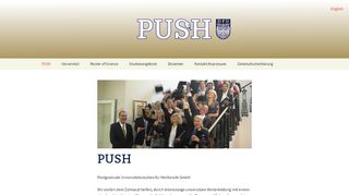 
                            2. PUSH | Postgraduale Universitätsstudien für Heilberufe