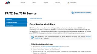 
                            4. Push Service einrichten | FRITZ!Box 7390 | AVM Deutschland