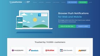 
                            7. PushCrew: Web Browser Push Notifications for Desktop and Mobile