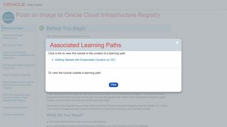 
                            13. Pushing an Image to Oracle Cloud Infrastructure Registry