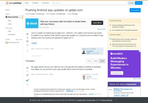 
                            12. Pushing Android app updates on getjar.com - Stack Overflow
